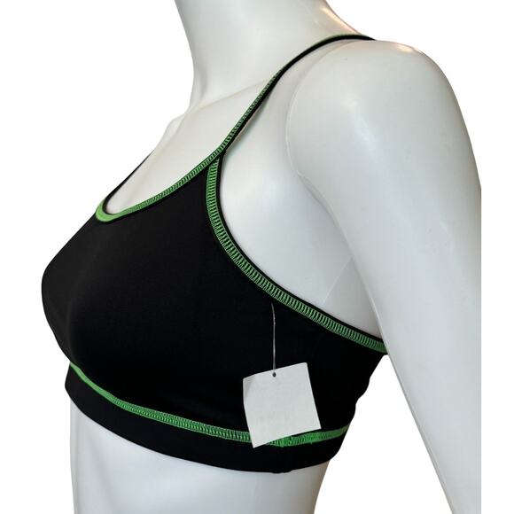 New ~ TWENTY Montréal ~ Flowetry Spaghetti Straps Sports Bra Size S - Picture 5 of 9